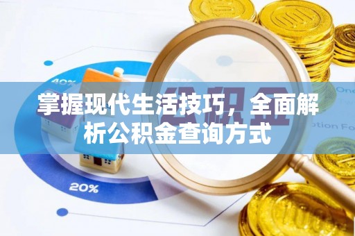 西市掌握现代生活技巧，全面解析公积金查询方式