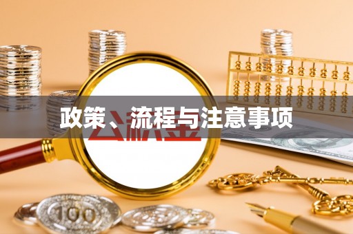 西市政策、流程与注意事项